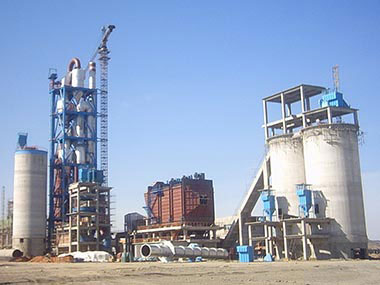 New dry cement production line