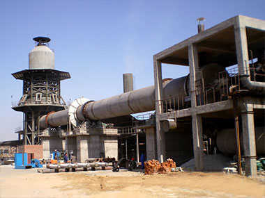 Lime rotary kiln production line