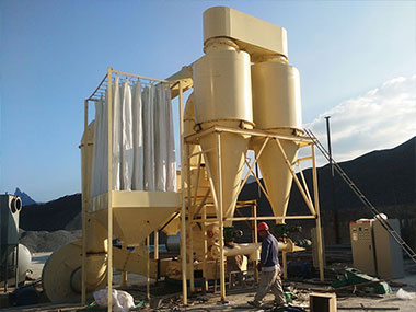 Gypsum powder production line